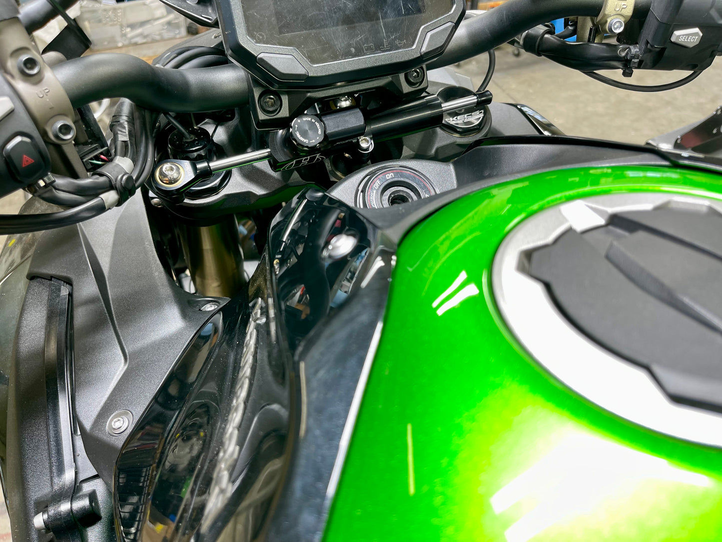 Kawasaki ZH2 Steering Damper Mount Kit