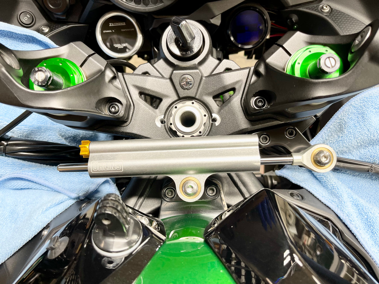 Kawasaki Ninja H2 SX Ohlins Steering Damper Mount Kit
