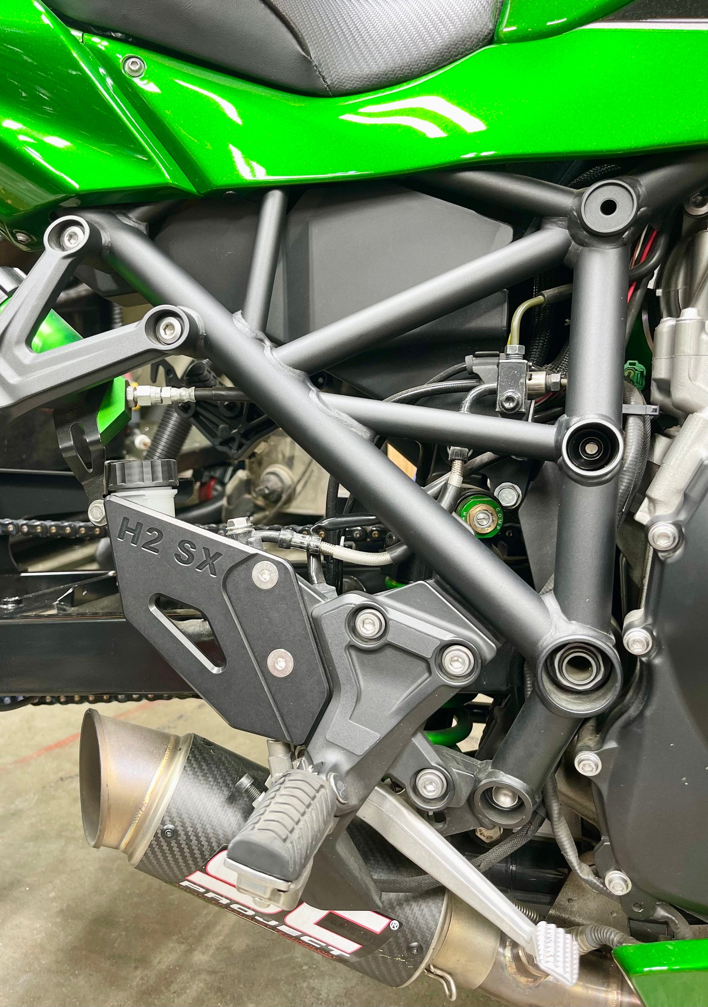 Kawasaki Ninja H2 SX Heel Guards