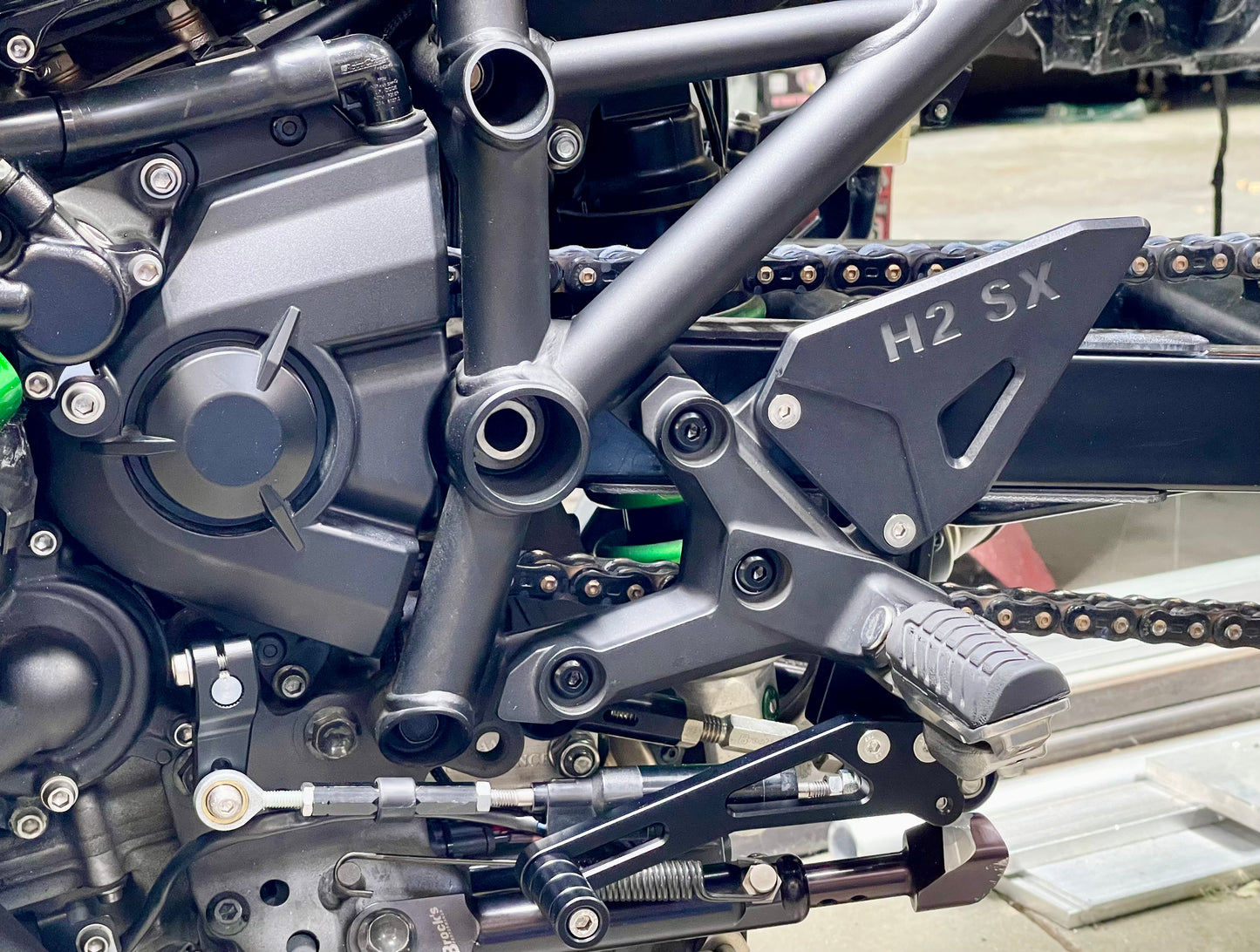 Kawasaki Ninja H2 SX Heel Guards
