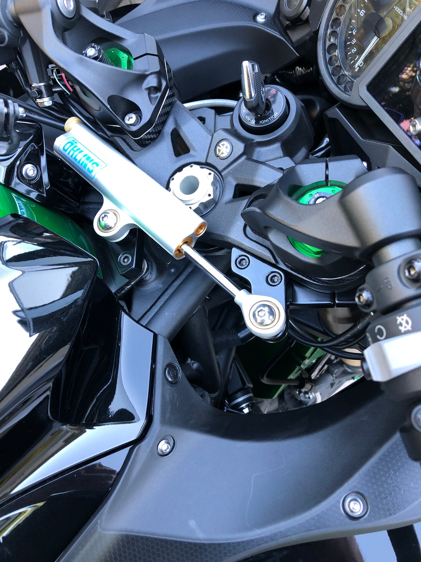Kawasaki Ninja H2 SX Ohlins Steering Damper Mount Kit