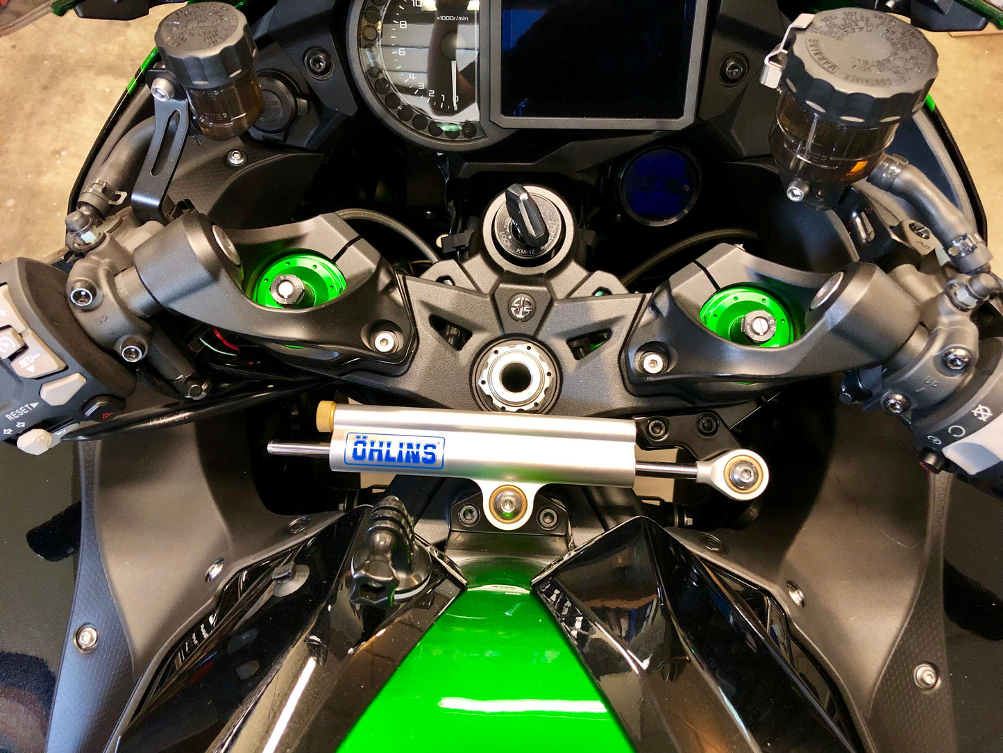 Kawasaki Ninja H2 SX Ohlins Steering Damper Mount Kit